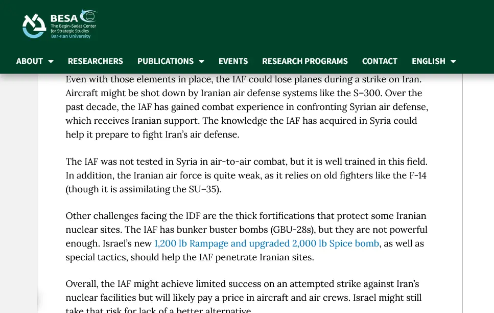 حساب و کتاب اسرائیل برای حمله به تاسیسات هسته‌ای ایران با «۱۰۰ جنگنده» 