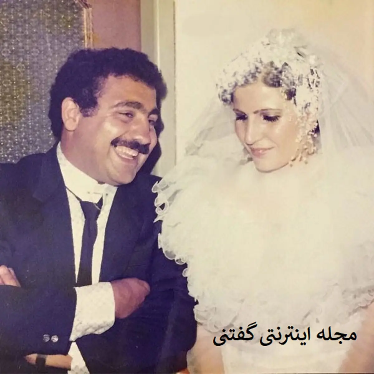 خسرو احمدی و همسرش