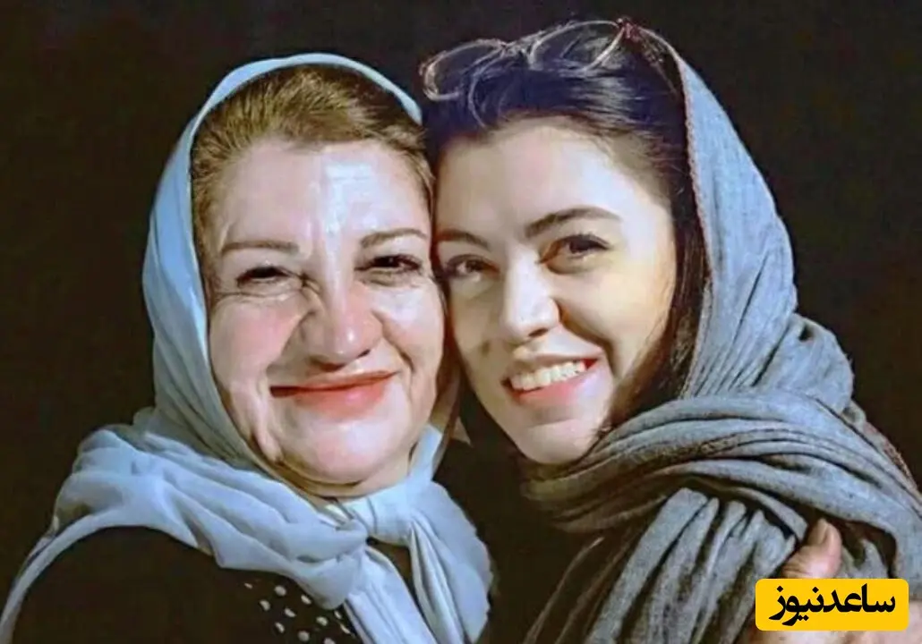 ناهید مسلمی و دخترش