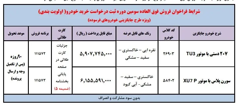 فروش فوق‌العاده ایران خودرو 28 بهمن