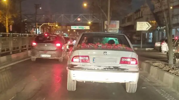 غمگین ترین ماشین عروس ایران