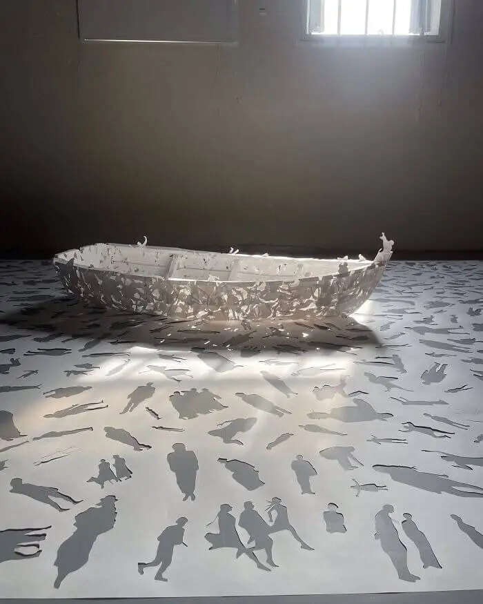ساخت قایق سه بعدی با کاغذ