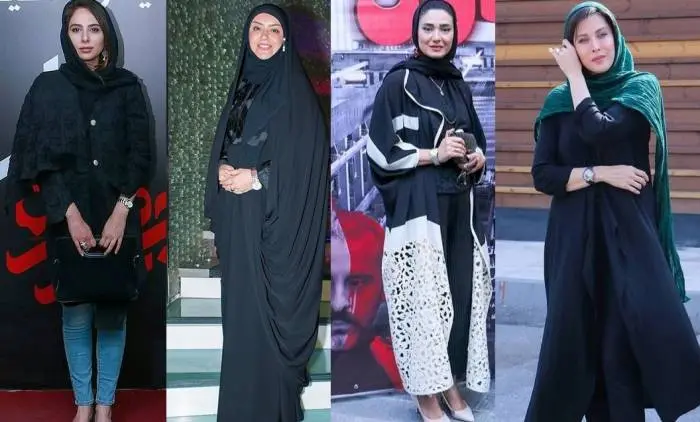 رعنا آزادی ور، الهام چرخنده، مینا وحید و مهتاب کرامتی با قد 175