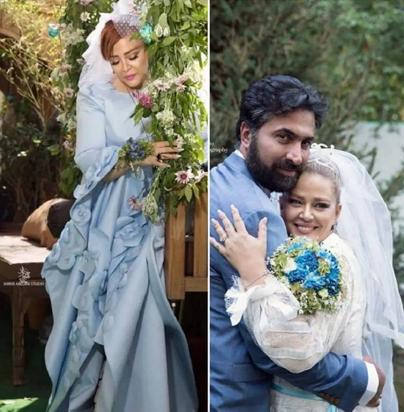 تصویر تم و جزییات مراسم ازدواج بهاره رهنما و امیر خسرو غزالی