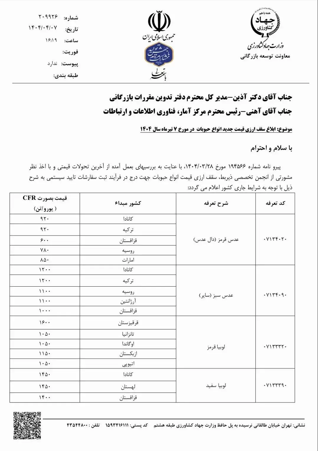 حبوبات