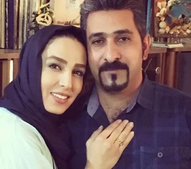 سوگل طهماسبی همیشه باحجاب از همسرش رونمایی کرده است.