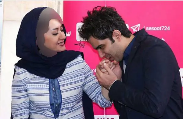 بوسه پر احساس "آقای بازیگر ایرانی" بر دستان همسر سرطانی اش/ عکس