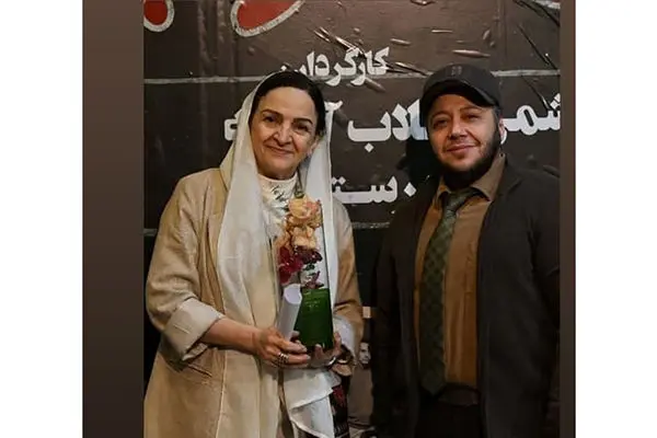 گفت‌وگوی صمیمانه مازیار لرستانی با رفیق قدیمی / گلاب آدینه و آقای بازیگر در یک قاب !