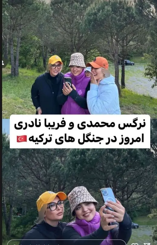 فریبا نادری و نرگس محمدی