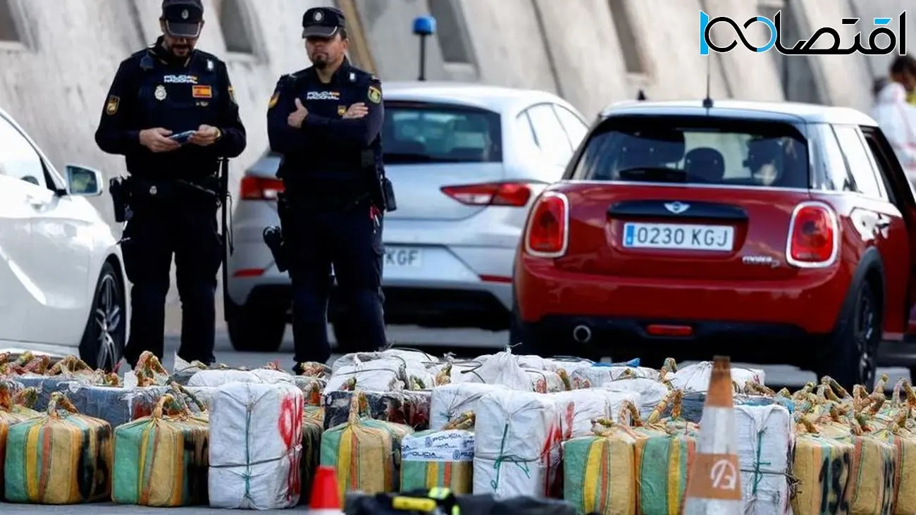 کشف 4.5 تن کوکائین در یک کشتی حمل دام توسط پلیس اسپانیا