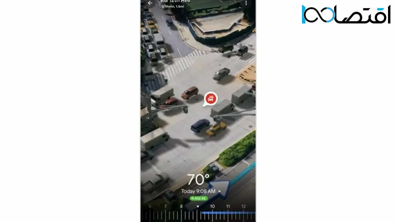 گوگل Maps به‌لطف هوش مصنوعی، پیش‌نمایش سه‌بعدی سفر را ارائه می‌کند