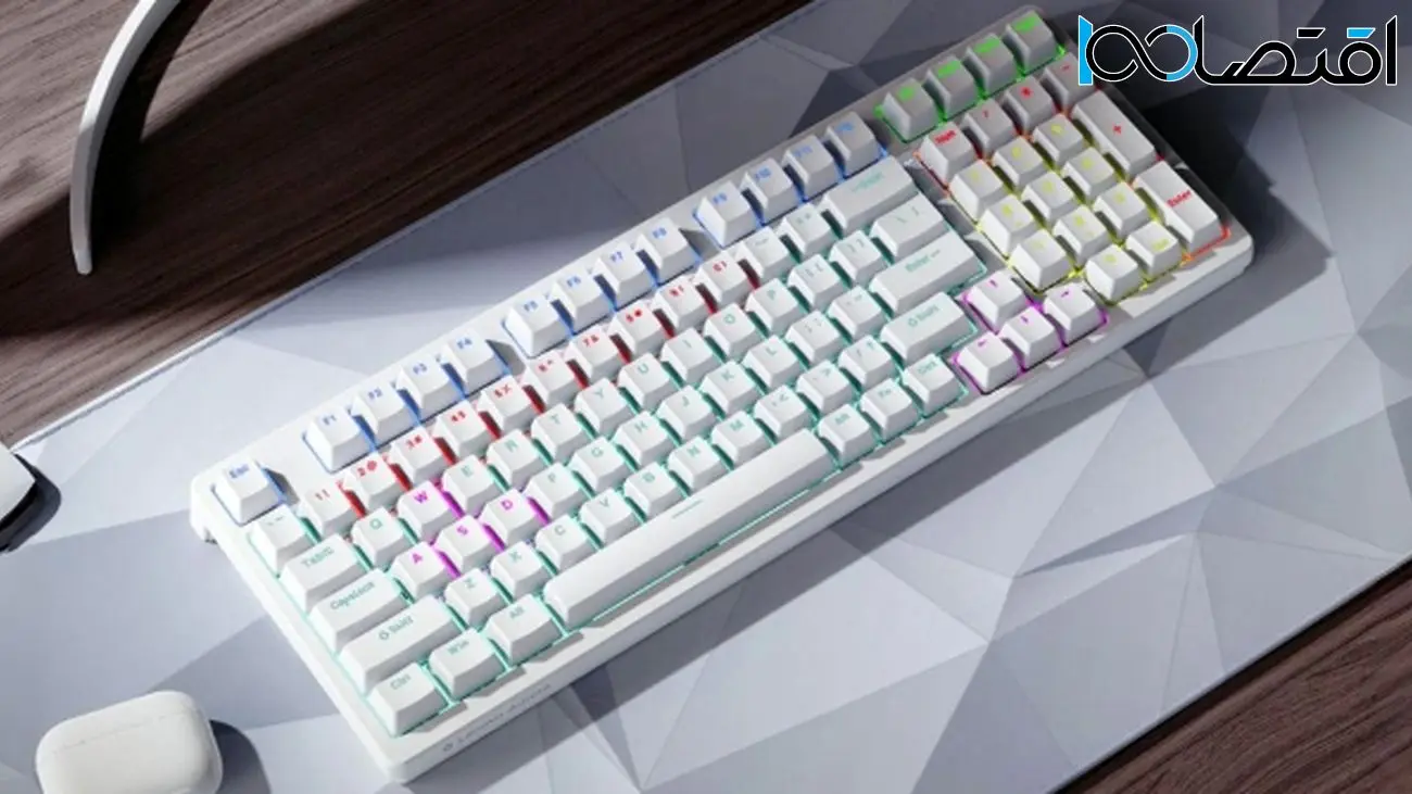 کیبورد مکانیکی لنوو با نورپردازی RGB