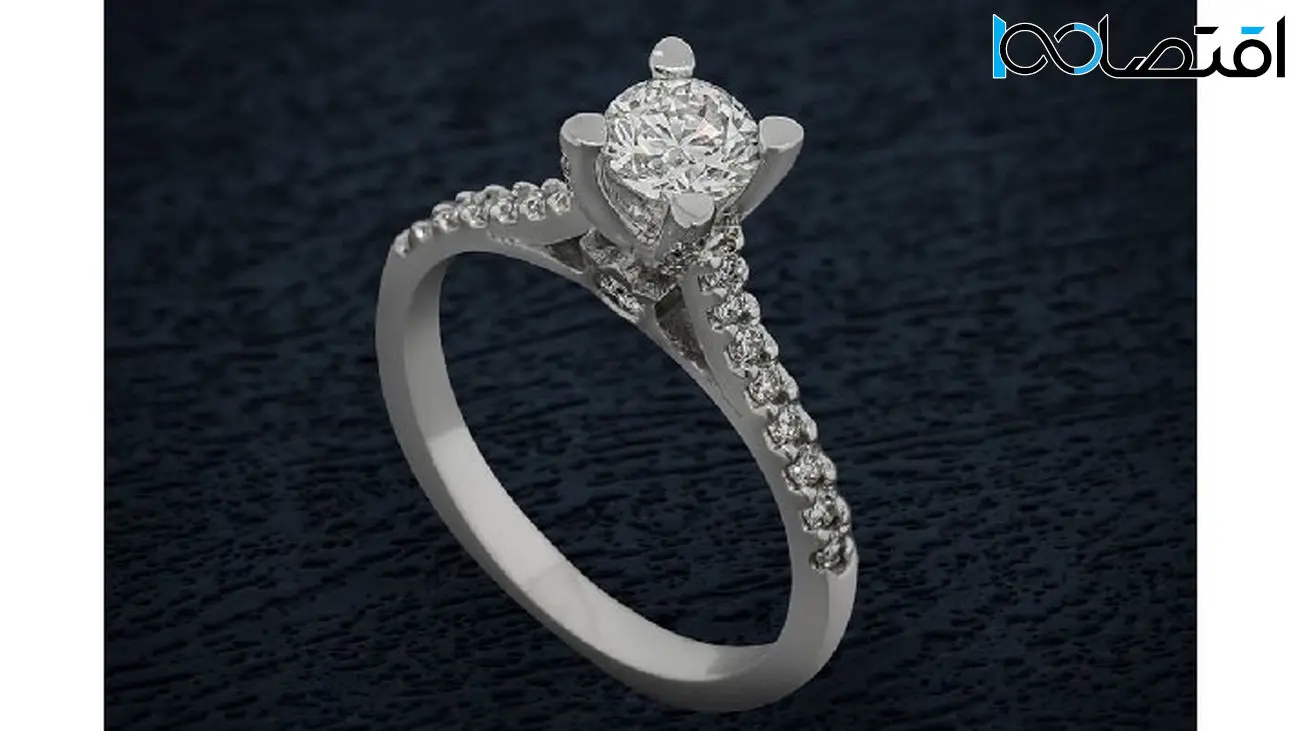 این انگشتر تک نگین الماس بهترین حلقه ازدواج برای لاکچری هاست