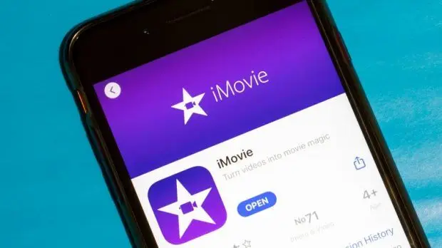 برنامه iMovie، یکی از بهترین اپلیکیشن های ویرایش فیلم برای آیفون در سال ۲۰۲۳