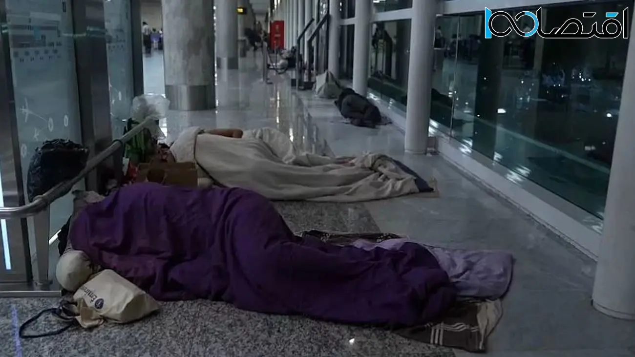 بی‌خانمان‌ها در فرودگاه؛ فقر و تورم سه‌رقمی در آرژانتین 