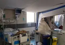 حمله اسرائیل به کنار بیمارستان فارابی کرمانشاه / تجهیزات بیمارستان آسیب دیدند  