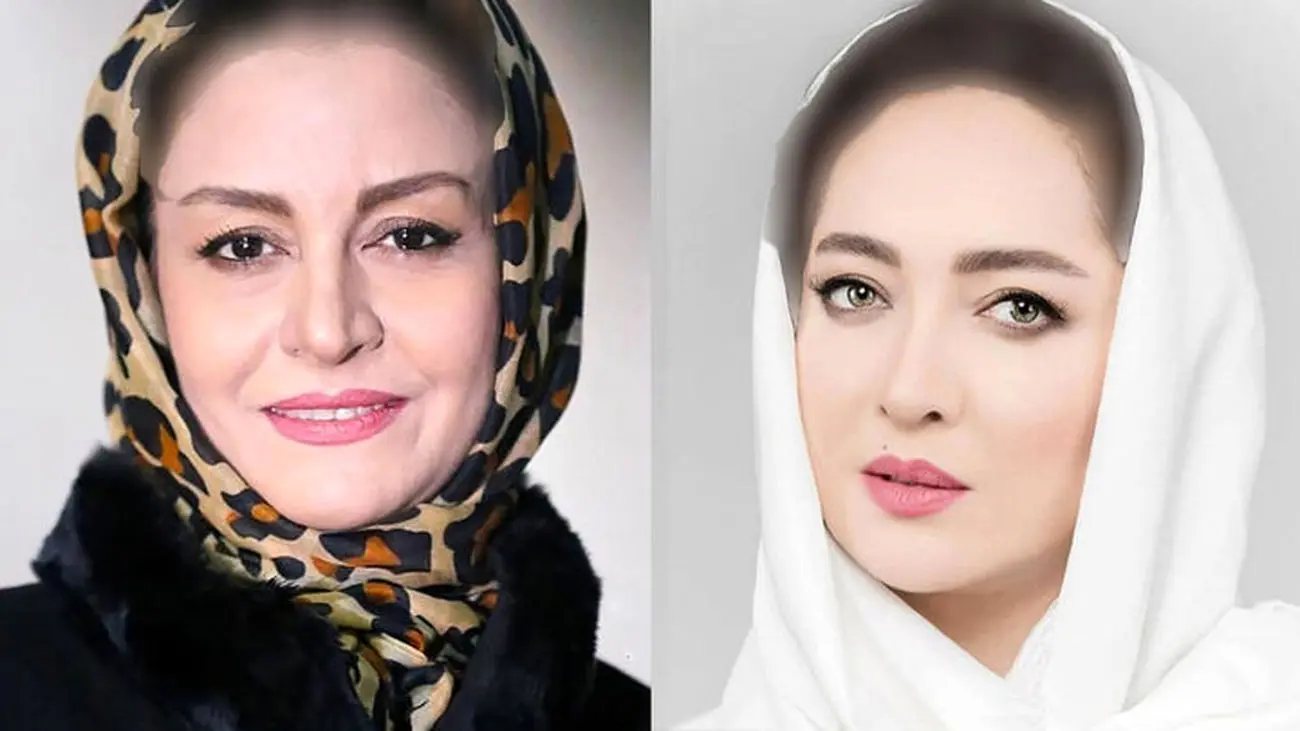 عکس زیرخاکی از 2 خانم بازیگر ایرانی / با چادر متفاوت تر از تلویزیون !