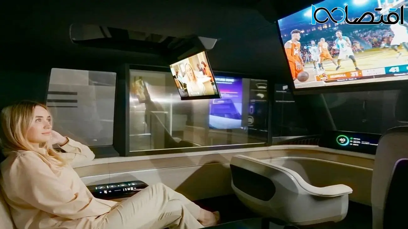 تلویزیون رول شونده الجی برای نصب در خودروها معرفی شد