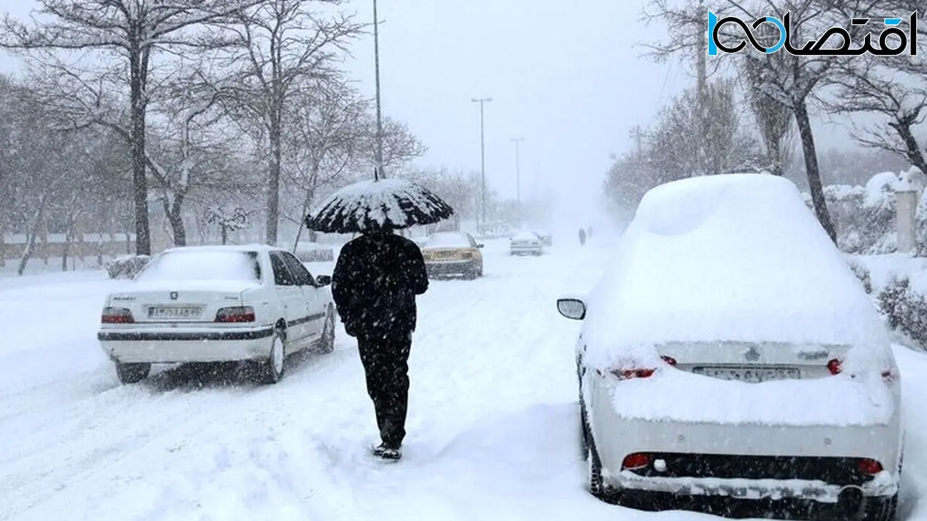 فیلم / بارش برف بهاری در روستای ماهنشان / زنجان سفیدپوش شد !