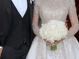 گرانی لباس عروس این خانم بازیگر  هوش از سرتان می پراند ! + عکس حسرت برانگیز