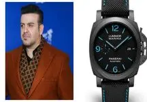 عکس خبرساز از بهرنگ علوی و ساعت پنرای لومینور ۶۰۰۰ دلاری اش