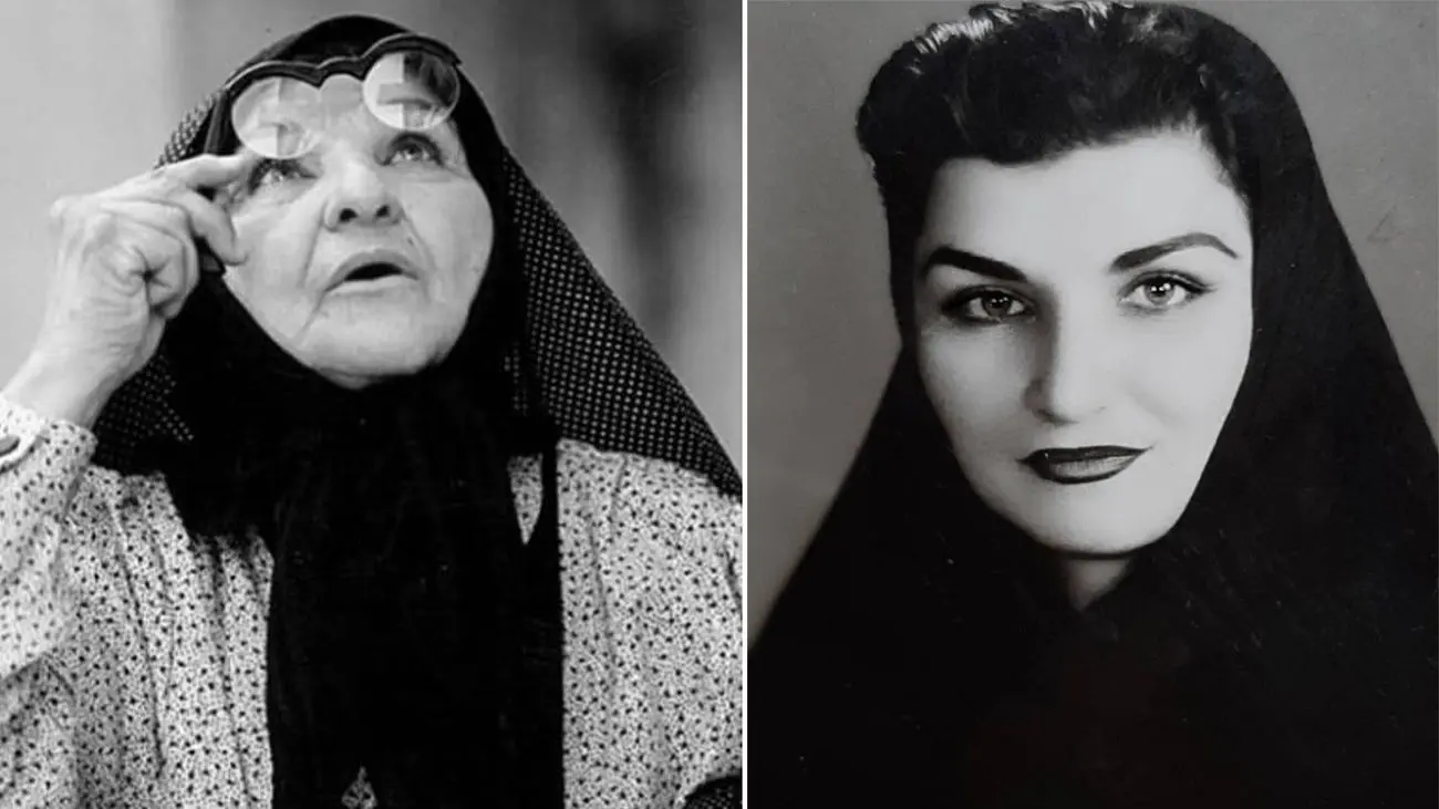 عکس جذاب از خانم بازیگر معروف ایرانی قبل انقلاب / پروین در پیری هم خواستنی است !  