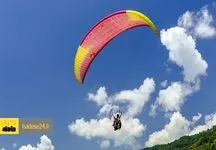 سقوط خونین پاراگلایدر در ساری 