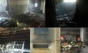 وحشت دانشجویان از آتش در دانشگاه + جزئیات