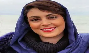 قابی ویژه از نیلوفر شهیدی در کنار شوهر و دخترخوانده‌اش 