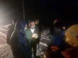 برف ۱۰۰۰ نفر را در نزدیکی مشهد زمین گیر کرد