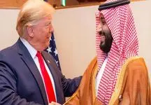 ترامپ وارد عربستان شد / استقبال بن سلمان از رییس جمهور آمریکا  + فیلم