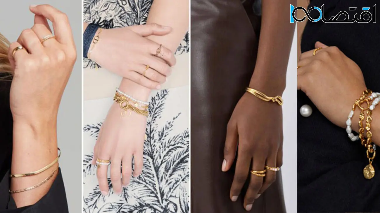 جذاب ترین دستبندهای ترند سال ویژه خانم های لاکچری + عکس 