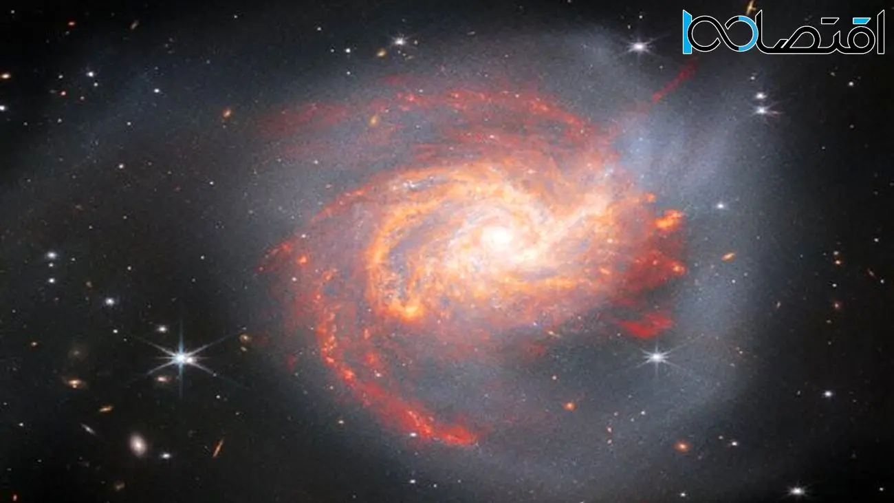 عکس «جیمز وب» از اثر برخورد غول‌های کهکشانی!