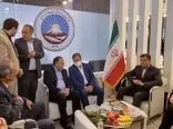 بازدید رییس کل و اعضای هیأت عامل بیمه مرکزی از غرفه بیمه ایران