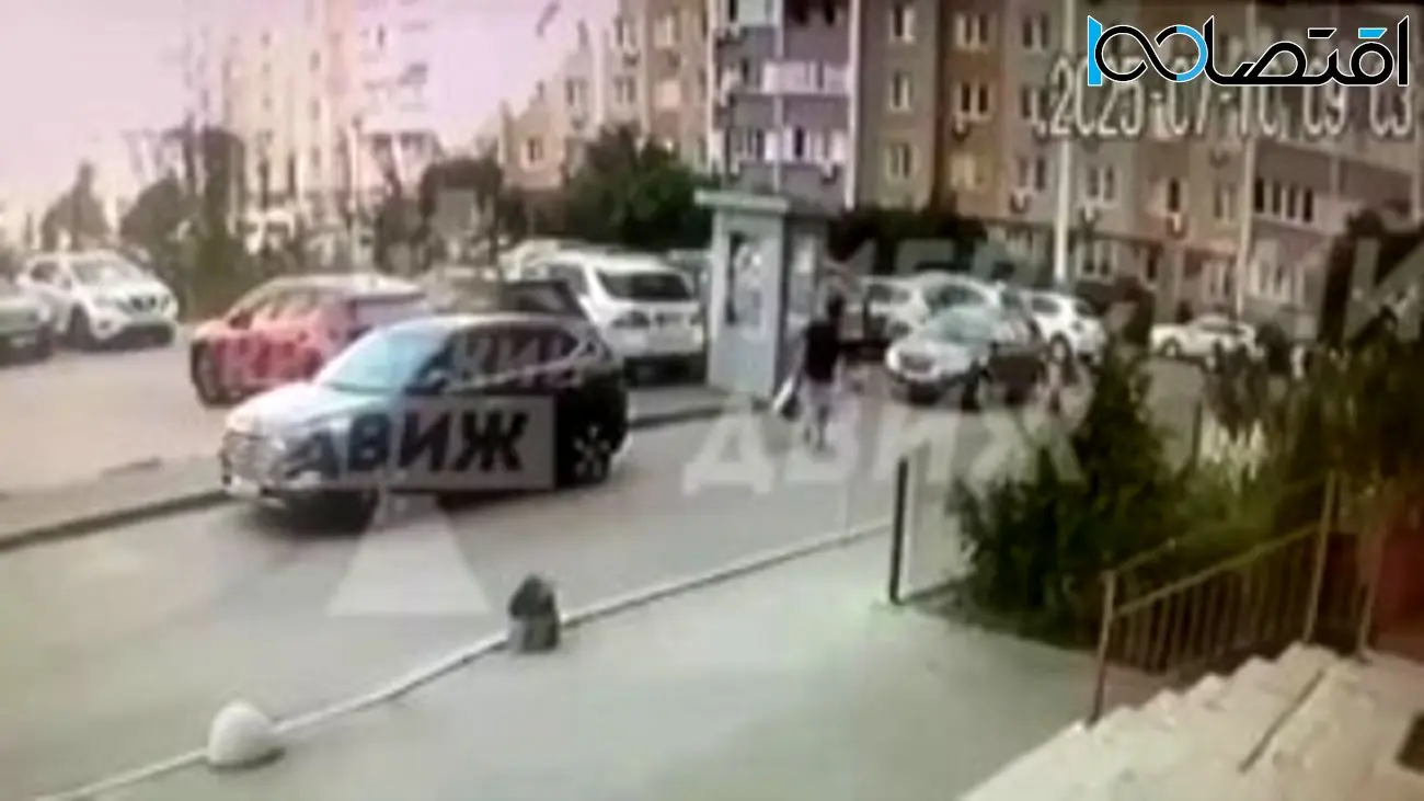 فیلم لحظه ترور سرهنگ اطلاعاتی اوکراین در مرکز کییف
