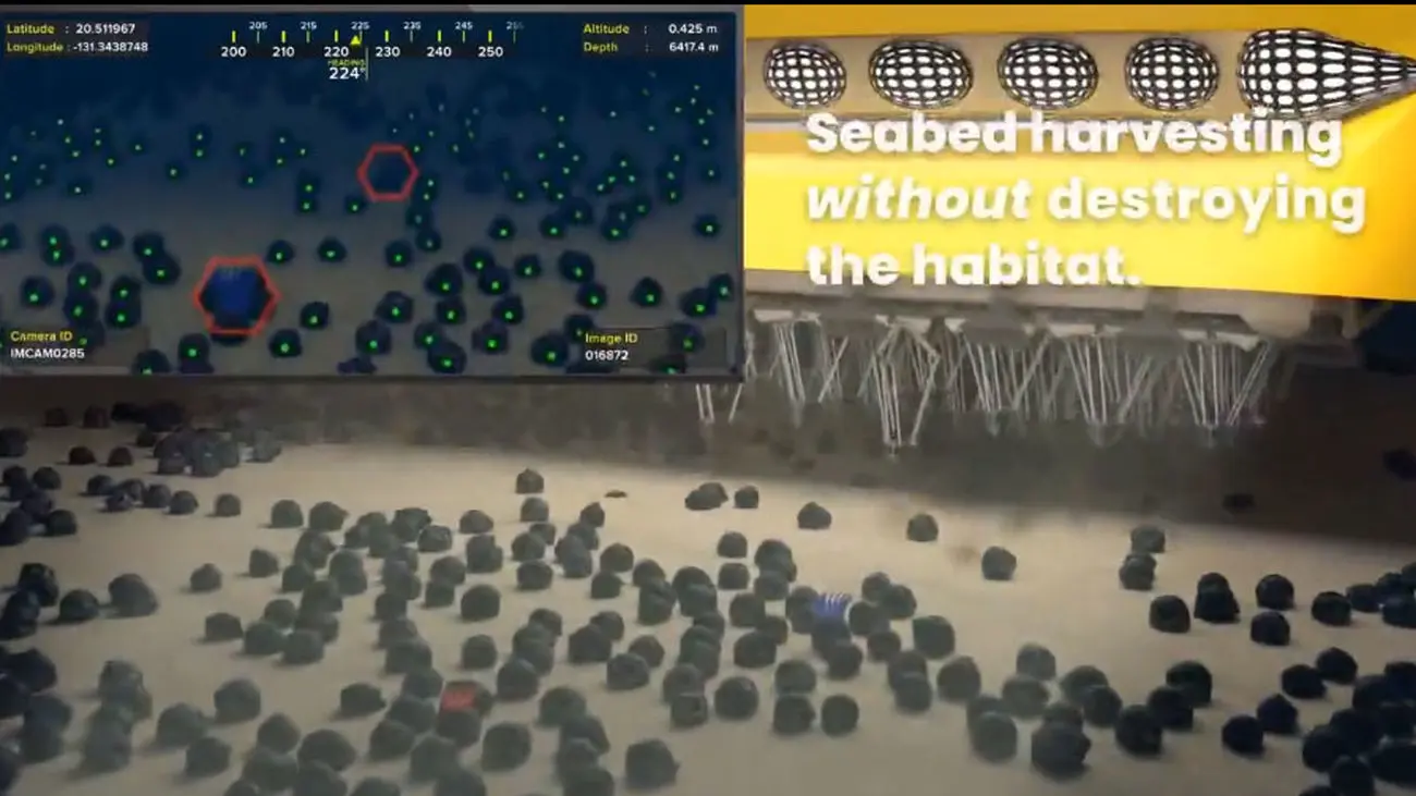 ساخت رباتی که مواد معدنی کمیاب را از کف دریا جمع‌آوری می‌کند + فیلم