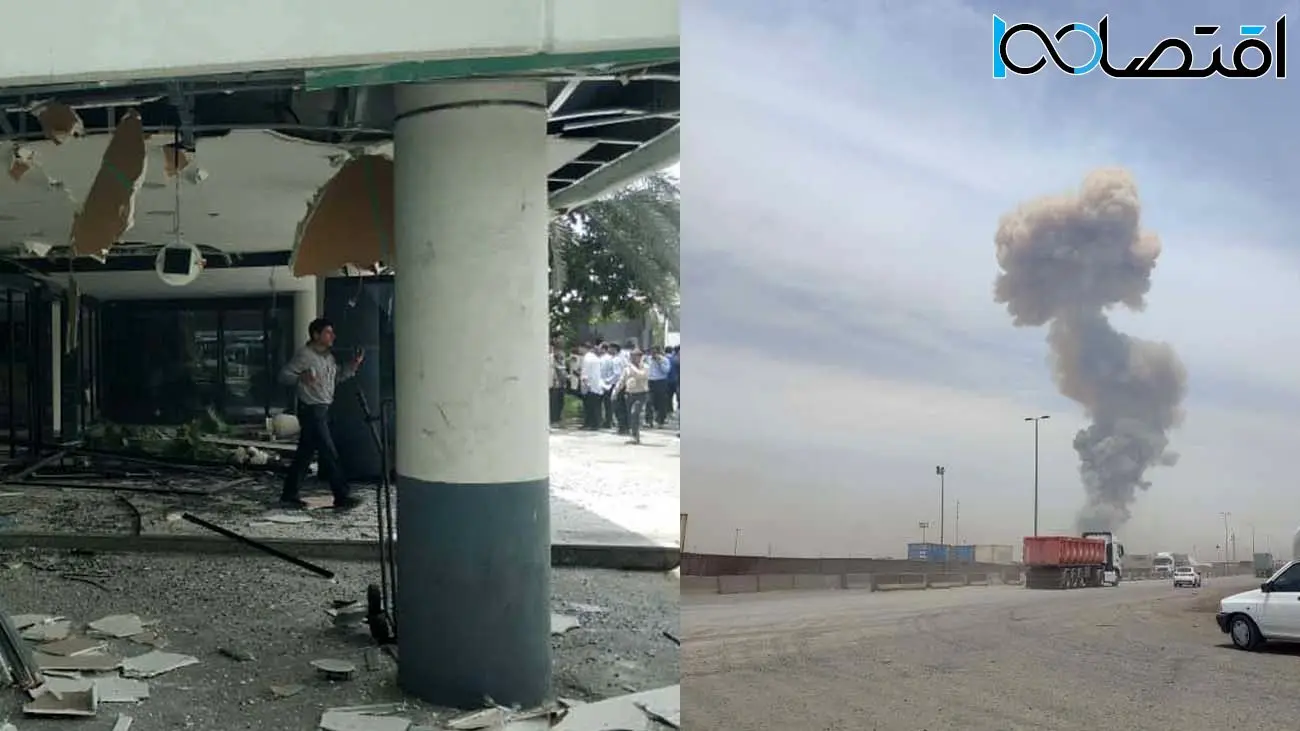 فیلم ها از لحظه انفجار بزرگ در اسکله شهید رجایی بندعباس ! +جزییات