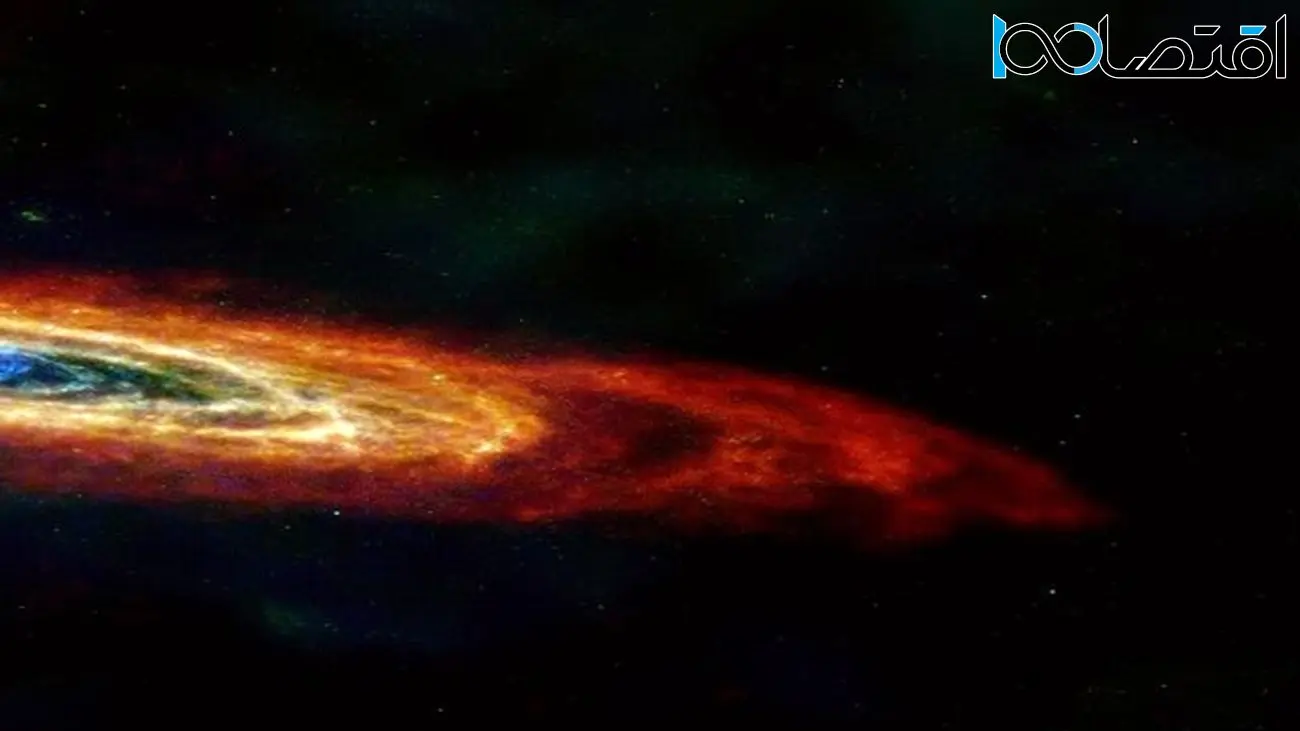 کهکشان رنگین کمانی؛ عکس روز ناسا
