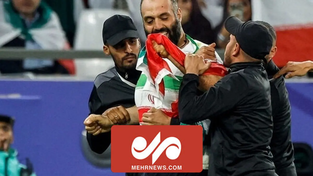 جنجال جیمی جامپ ایرانی وسط بازی ایران و امارات