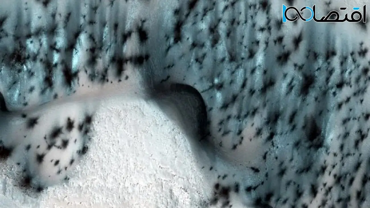 در مریخ چقدر برف می‌نشیند؟