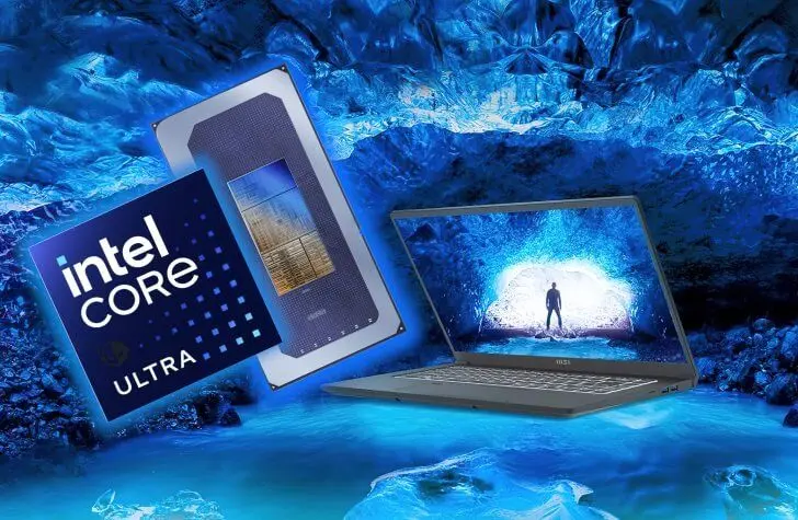 لپ تاپ لنوو با پردازنده جدید اینتل Core Ultra