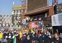 حضور پزشکیان در مراسم تشییع پیکر سردار شهید نیلفروشان+ عکس