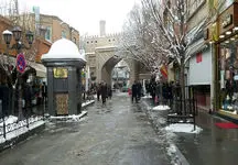 زیباترین سنگ فرش دنیا در خیابان منصور تبریز + تصاویر