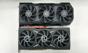 تصویر کارت گرافیک Radeon RX 7900 با دو درگاه 8 پین