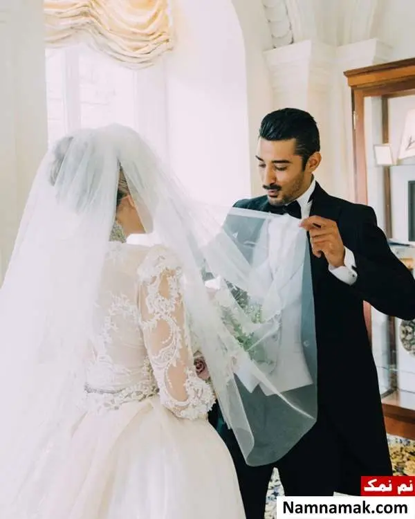 عکس عروسی رضا قوچان نژاد با سروین بیات