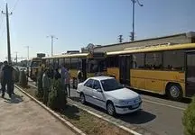 تصویری متفاوت از کفن پوشان در راه مصلی تهران
