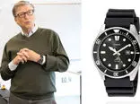 عکس ساعت بسیار ساده و ارزان قیمت پولدارترین مرد جهان 