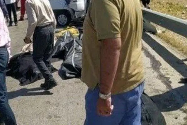 صادف مرگبار محور حمیل به ایلام / ۸ نفر جان خود را از دست دادند + تصاویر
