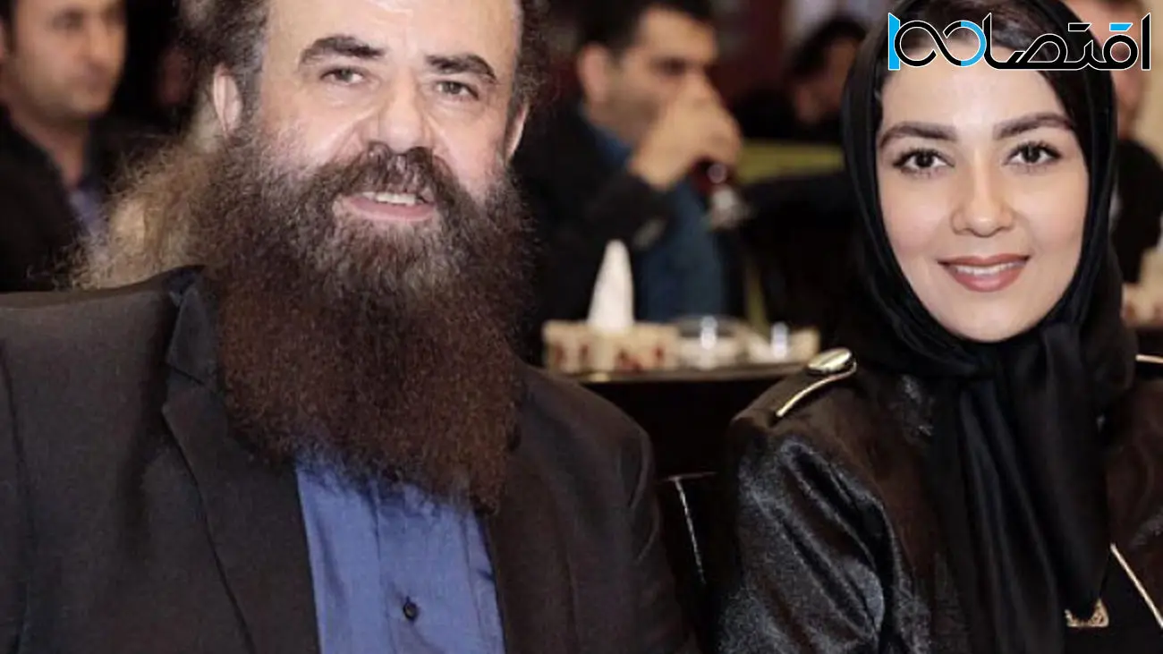 هم آغوشی خیلی زشت نوعروس سینمای ایران با شوهر 63 ساله اش !