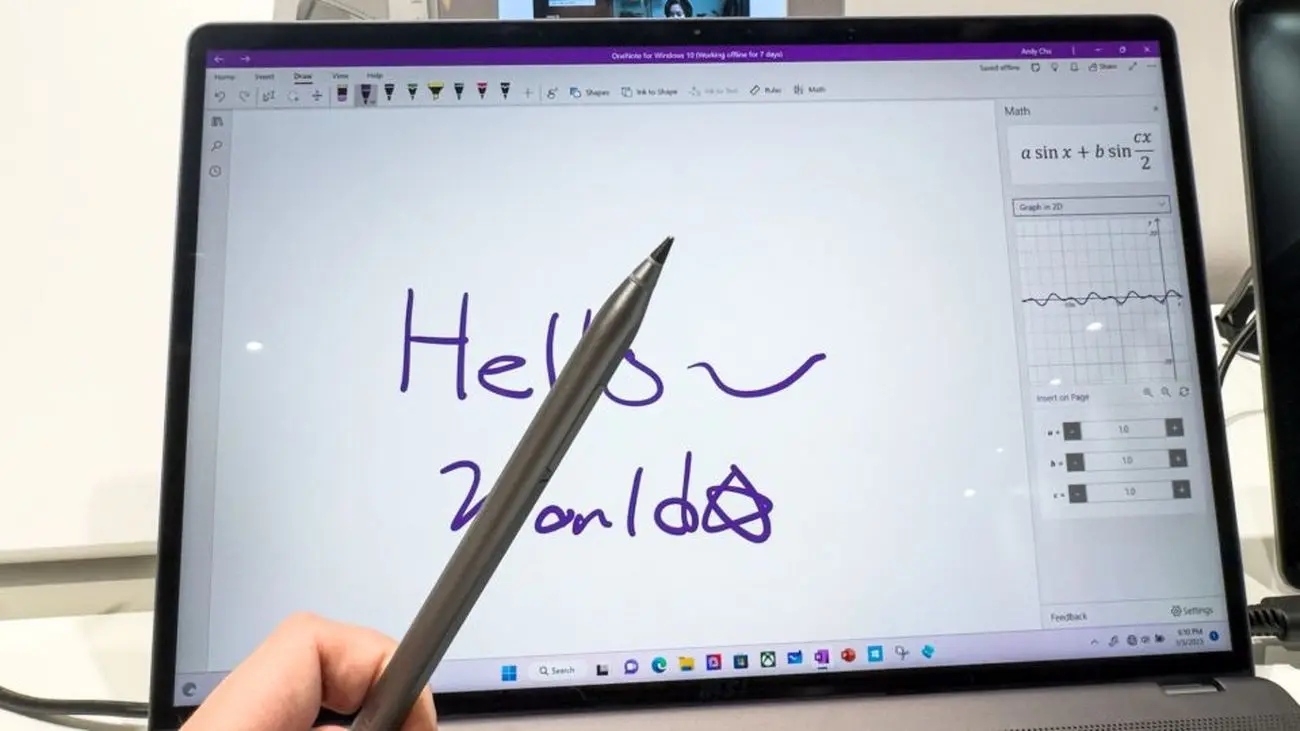 این قلم لپ تاپ جادویی روی کاغذ هم می‌نویسد